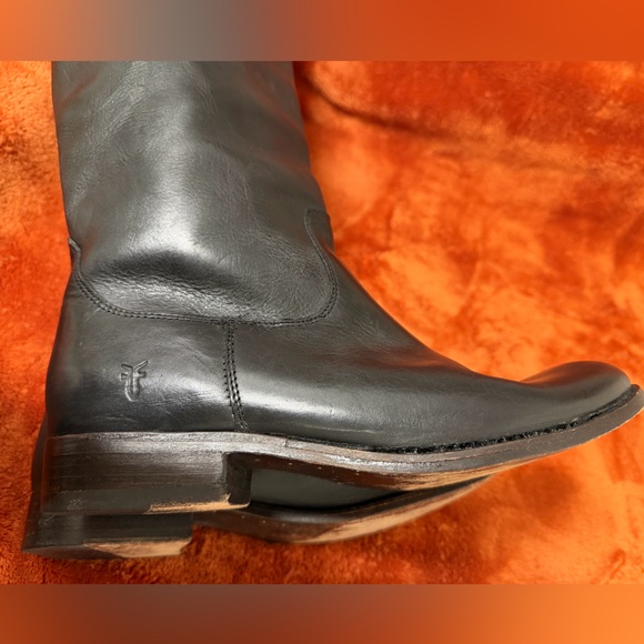 Frye Tan Leather two-tone riding boots. Authentic. - Picture 9 of 13